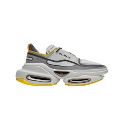 B-Bold low-top trainers in leather and suede YellowWhite Men YM0VI278TPND - Multi