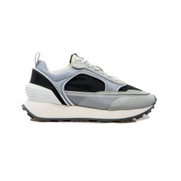 Racer Nylon/ Metallic Mesh Sneakers - White/Black