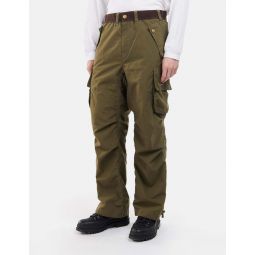 x And Wander Relaxed/Taper Splits Pants - Olive Green