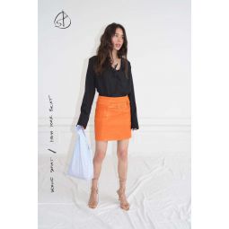 New York Skirt - Tangerine