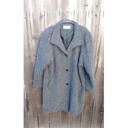 SANDRO swing coat - grey