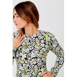 Lecce Dress - Abstract Evening Floral
