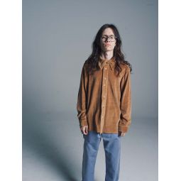Velvet Small Shirt - Brown