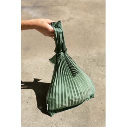 Pleco Pleated Bag - Medium Green