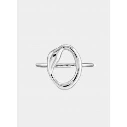 Organic Oval Ring - Sterling Silver
