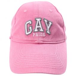 Embroidered GAY Cap - Pink