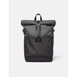 Ilon Recycled Poly Rolltop Backpack - Multi Dark Grey