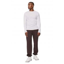 Tons Cotton Embroidered Logo Sweatpants - Chocolate