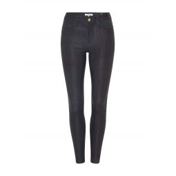 Le High Leather Skinny Pants - Moonlight