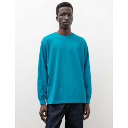 Luster Plaiting L/S Tee - Teal Green