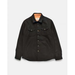Crissman Wool Overshirt - Black