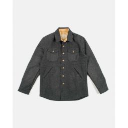 Crissman Wool Overshirt - Charcoal