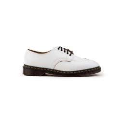 Vintage Smooth Leather Oxford Shoes - White