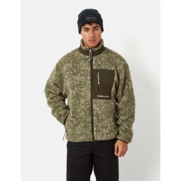 Thisisneverthat SP Sherpa Fleece Jacket - Olive Green