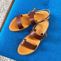 Barigoule Sandals - Brown Leather