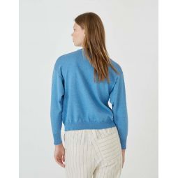 Costa Sweater - Mottled Blue