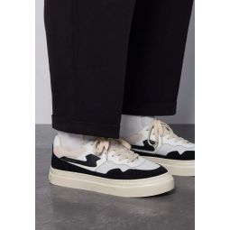 Pearl S-Strike Suede Shoes - White/Black