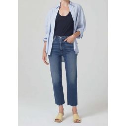 Daphne Crop High Rise Stovepipe - Concord