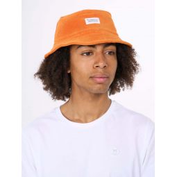 Knowledge Cotton Apparel Terry Bucket Hat - Orange