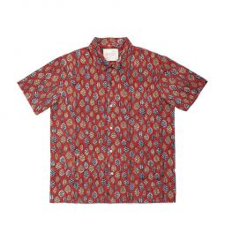 Chintan S/S Shirt - Red Leaves