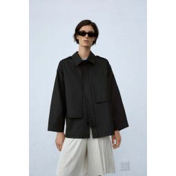 utility trench jacket - Black