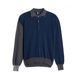 Greige Knitted Cotton Shirt - Teal