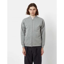 Zip Crewneck Sweatshirt - Grey