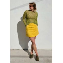 Vassar Skirt - Sunshine Yellow