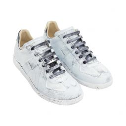 Paint Effect Replica Sneakers - White
