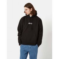 Lowercase Hooded Sweatshirt - Black