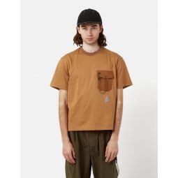 And Wander Pocket T-Shirt - Beige