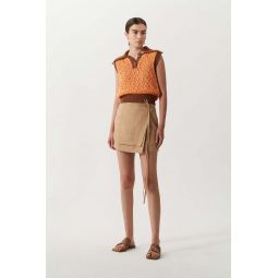 Freja Linen Skirt - Beige