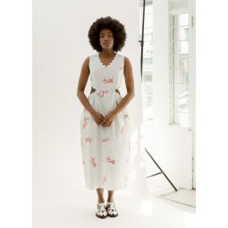 Tamara Dress - White Floral Print