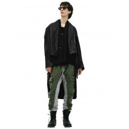 Greg Lauren Leather Coat - Black