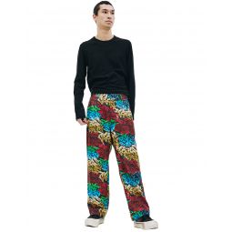 Children of the discordance Personal data printed trousers - Multicolor