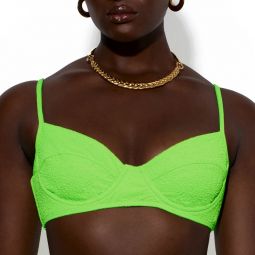 Lua Bikini Top - Lime Green