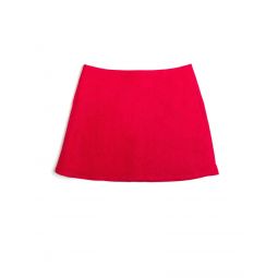 Linen Dart Skirt - Berry