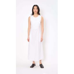 Ribbon Slip Dress - Optical White