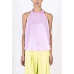 Blurred Satin Top - Candy
