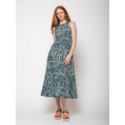Sleeveless Printed Dress - Amazonas