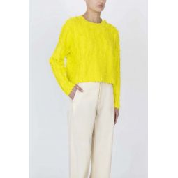 Fringe Sweater - Yellow