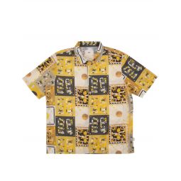 FOLK Gabe Shirt - Lemon Tile Wave