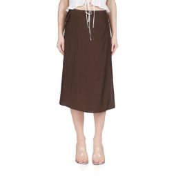 Ricarda Wrap Skirt - Driftwood