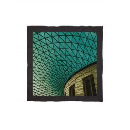 45 Square Silk Scarf in London Museum Roof by Jessica Murray
