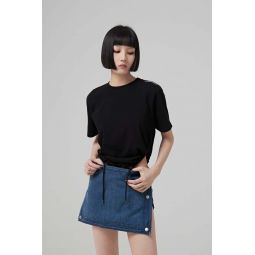 Y-project CLASSIC RUCHED BODY T-SHIRT