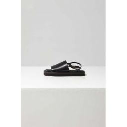 Strappy Flat Sandals - Etrusco 999 Black
