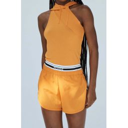 TECHNO SHORTS WITH WAISTBAND DETAIL