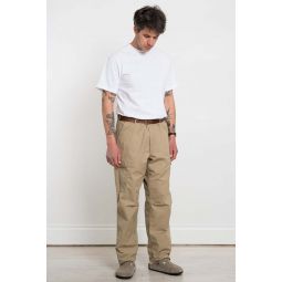 Vintage Fit 6 Pocket Cargo Pants - Beige