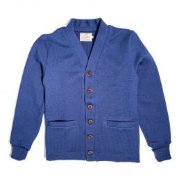 Classic Cardigan Sweater - Bridge Blue