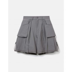 A). 11G DUET R-Shield Strap Shorts - Tech-Grey